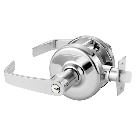 Corbin Russwin Grade 2 Entry or Office Cylindrical Lock, Newport Lever, Conventional Cylinder, Bright Chrome Finish CL3861 NZD 625